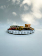 Load image into Gallery viewer, Scalloped Marble Platter
